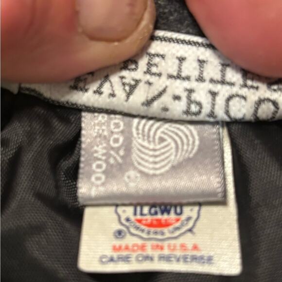 Vintage Evan Picone Dark Gray A-Line Skirt 100% wool Made in USA - Picture 4 of 4